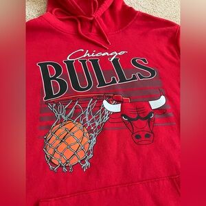 Chicago Bulls Red Hoodie Ultra Game Unisex Adult Size M NBA 90s Jordan